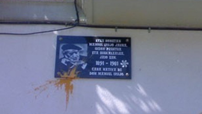 EAJ-PNV denuncia el ataque contra su sede en Lizarra