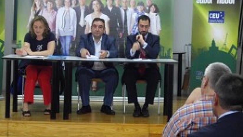 EAJ-PNV Coalición por Europa visita Tafalla