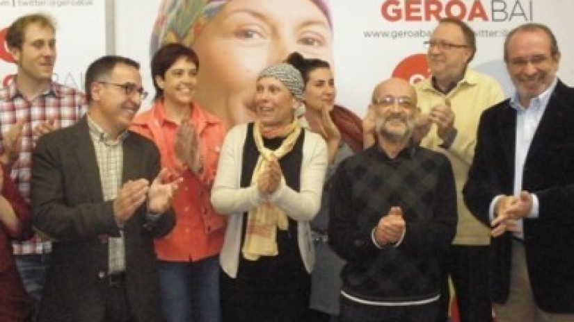 Geroa Bai comienza la campaña electoral con un acto en Pamplona-Iruña