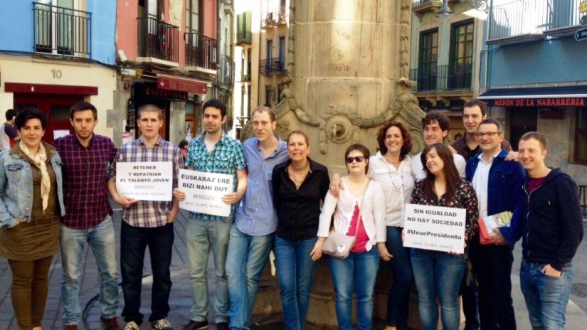 Uxue Barkos llama a la juventud a ser “agente del Cambio en Navarra”