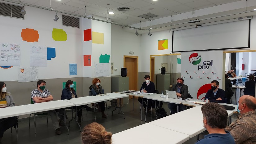 EAJ-PNV Nafarroa retoma los encuentros presenciales de zona con representantes de Lizarra, Viana, Aiegi y Tafalla