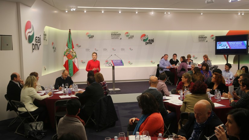 EAJ-PNV crea un espacio interno para impulsar y fomentar la igualdad dentro del Partido a través de acciones compartidas por hombres y mujeres