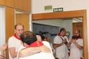 Entrega del pañuelo el 7 de julio a Bixente Arozena